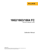 Fluke 1664 FC Installation Multifunction Testers User manual