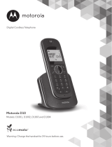 Motorola D1002 User manual