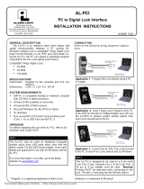 Alarm Lock AL-PCI User manual