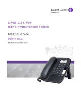 Alcatel-Lucent OpenTouch 8018 User manual