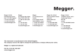 Megger BMM2500 User manual