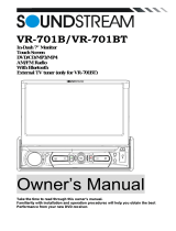Soundstream VR-701B Owner's manual