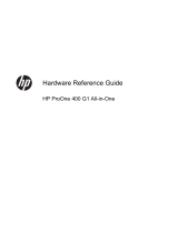 HP ProOne 400 G1 21.5-inch Touch All-in-One Base Model PC Reference guide