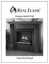 Real Flame 7100-W User manual