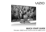 Vizio M601d-A3R Quick start guide