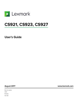 Lexmark CS921 User manual