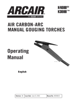ESAB Air Carbon-Arc Manual Gouging Torches User manual
