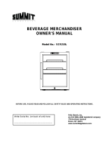 AccuCold SCR215L User manual