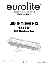 EuroLite LED IP T1000 HCL User manual