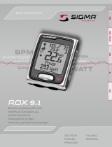 Sigma ROX 9.1 User manual