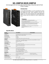 ICP NSM-208PSE-24V User manual