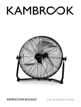Kambrook 46cm High Velocity Floor Fan User manual