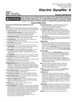 Dynabrade Dynafile II 40500 Operating And Safety Instructions Manual