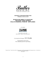 Butler MULTI CHANNEL POWER AMPLIFIER TDB 5150 User manual