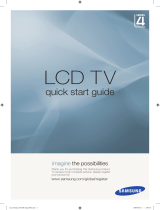 Samsung LE40A467C1M Quick start guide
