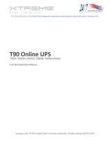 Xtreme T90 Online 3000VA User & Installation Manual