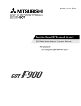 Mitsubishi Electric GOT-F900 SERIES Owner's manual