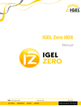 IGEL zero hdx User manual