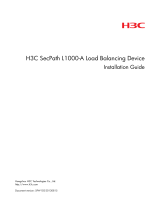 H3C SecPath L1000-A Installation guide