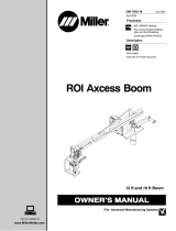 Miller ROI AXCESS BOOM Owner's manual