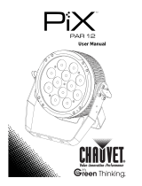 CHAUVET DJ PiX PAR 12 User manual