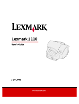Lexmark 44J0000 - J 110 Color Inkjet Printer User manual