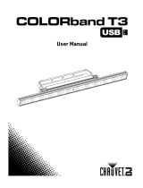 CHAUVET DJ COLORband T3 USB User manual