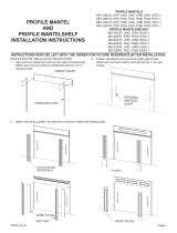 American Hearth Profile Series Mantel and Mantelshelves (MFL_/MS) Owner's manual