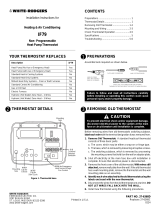 White Rodgers 1F79 Installation Instructions Manual