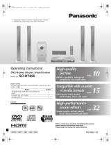 Panasonic SCHT895 User manual