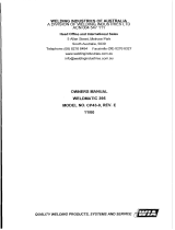 WIA Weldmatic 395 Owner's manual