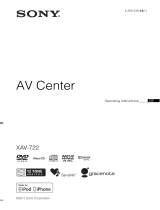 Sony XAV-722 Operating instructions