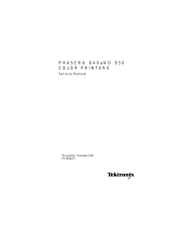 Tektronix PHASER 840 User manual