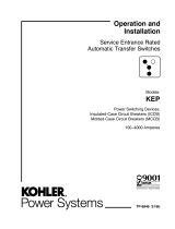 Kohler KEP Operating instructions