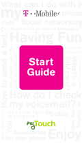 T-Mobile MyTouch Start Manual