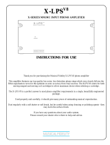 Musical Fidelity X-LPS V8 User manual