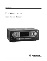 Motorola DCP501 - DVD Player / AV Receiver Installation guide