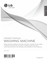 LG WT1701CV Owner's manual