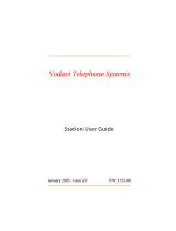 Vodavi Station User manual