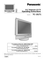 Panasonic TC15LT1 Operating instructions