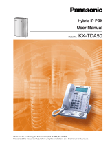 Panasonic TDA50 User manual