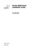 3com Router 6000 Series Installation guide