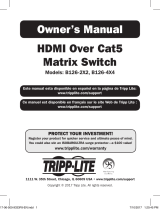 Tripp Lite HDMI Over Cat5 Matrix Switch Owner's manual