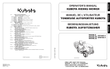 Kubota GR1600-II User manual