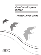 Riso HC5500 ComColor Express IS700C Printer Driver Guide