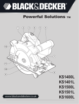 BLACK DECKER Powerful Solutions  KS1401L Owner's manual