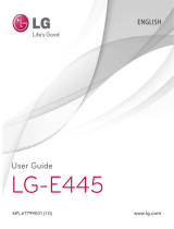 LG LGE445.AINDBK User manual