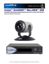 VADDIO Zoomshot WallView USB 999-6919-000 User manual