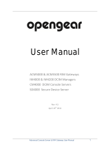 Opengear IM4000 User manual