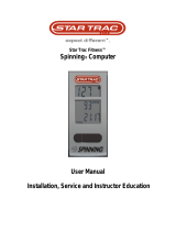 Star Trac SPINNING 727-0083 User manual
